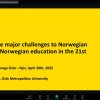Віртуальна академічна мобільність «Ukraininian-Norwegian students input in bridging Academia for sustainable development»
