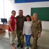 Зустріч з представниками Командування Сил територіальної оборони Збройних Сил України, лейтенантом п. Вітою Титаренко (професором кафедри)