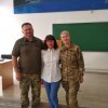 Зустріч з представниками Командування Сил територіальної оборони Збройних Сил України, лейтенантом п. Вітою Титаренко (професором кафедри)