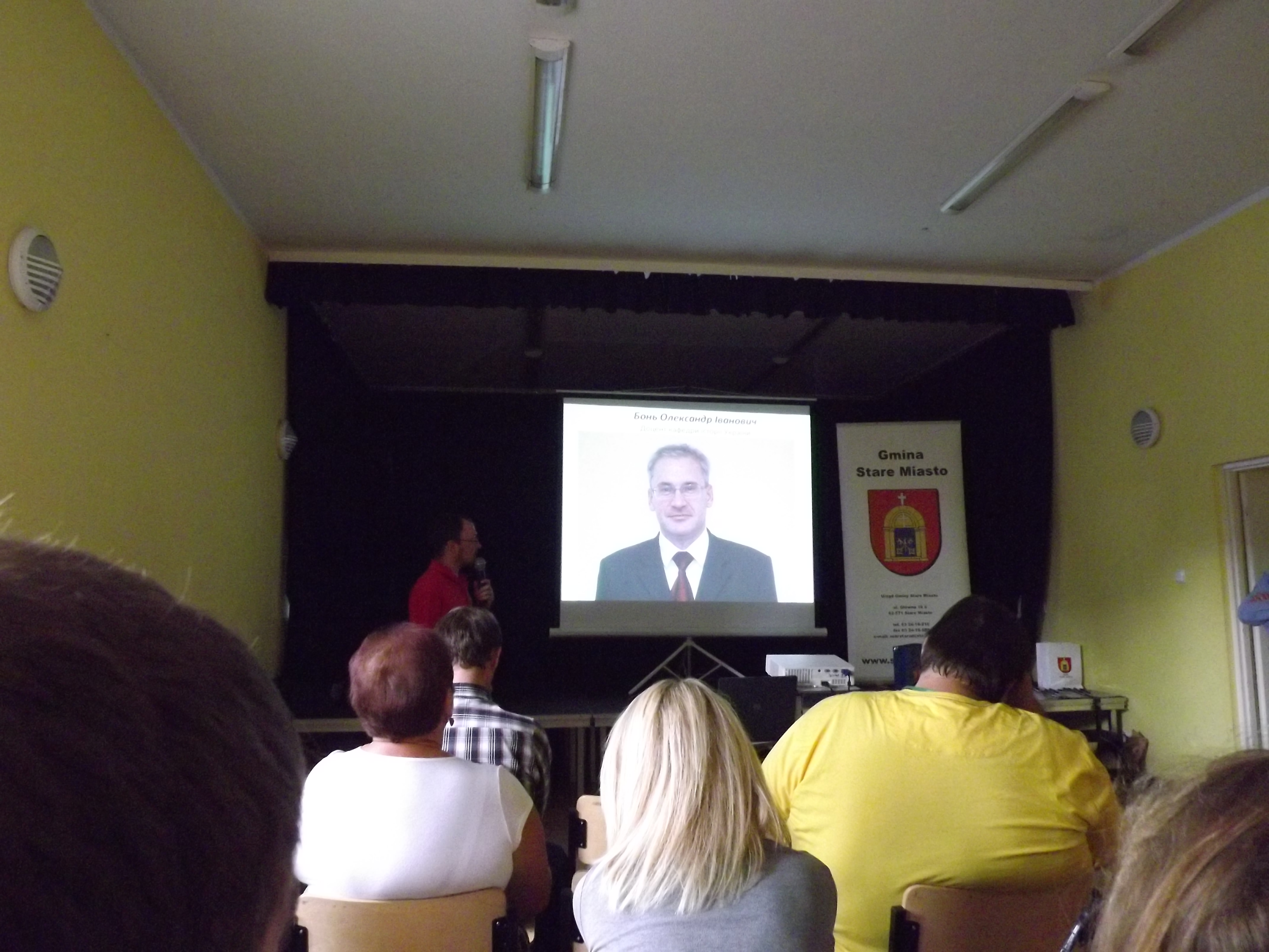 Prezentaciia universytetu na konferencii v Staromy Miasti